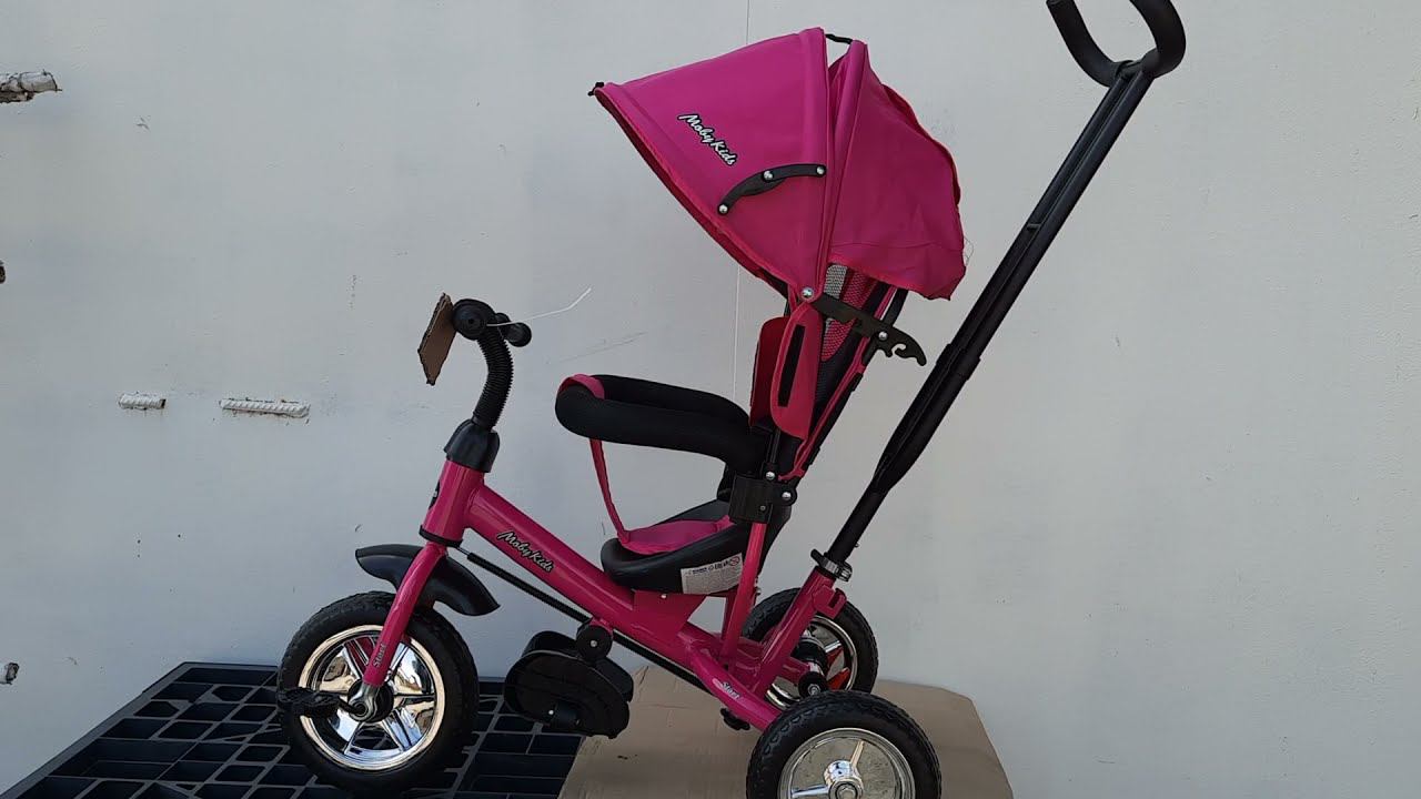 Moby Kids Start Eva 10/8 трехколесный велосипед Видеообзор. смотреть онлайн