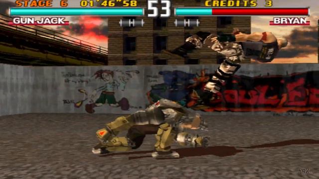 Gun Jack uses heihachi's moves Tekken 3 смотреть онлайн