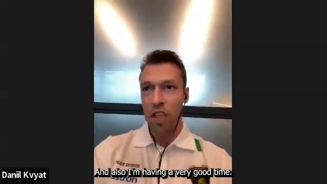 Former Red Bull F1 Driver Daniil Kvyat смотреть онлайн