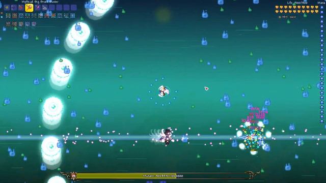 Terraria - Mutant Boss but I let my bodyguard do everything смотреть онлайн