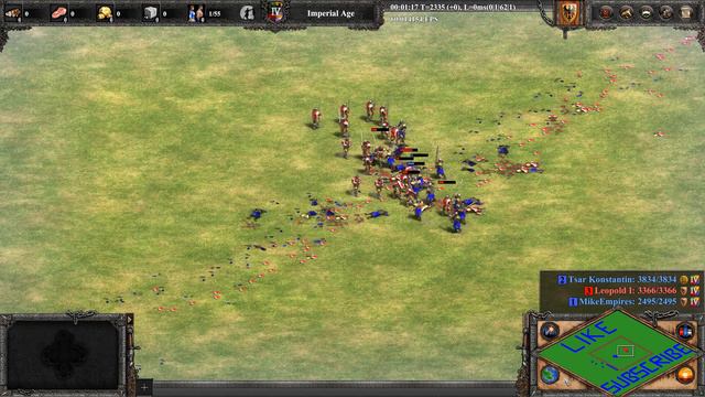 200 (Bulgarians) Two-Handed Swordsmen vs 200 (Teutons) Champions | AoE II: Definitive Edition смотреть онлайн