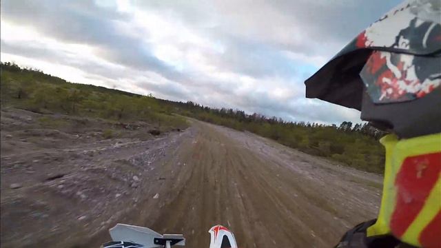 First time on sand track in Viieristi sand quarry 04.01.2020 смотреть онлайн