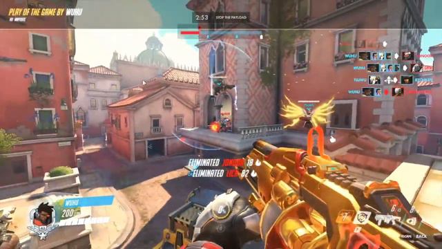 Overwatch - wuhu Montage 1 (GM/Top 500 Baptiste Main) смотреть онлайн