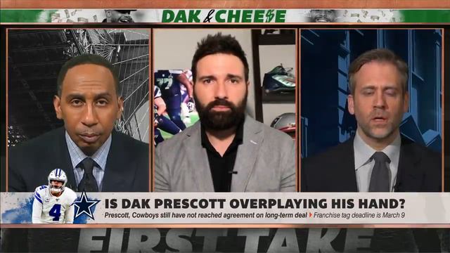 Is Dak Prescott overplaying his hand with his contract desires? | First Take смотреть онлайн