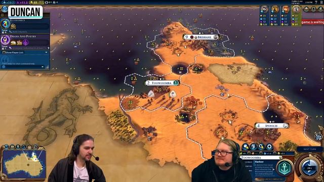 DOWN UNDER WASTELAND!!! - #1 (CIV 6!!!) смотреть онлайн