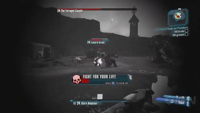 Borderlands 2 - Mad Moxxi and the Wedding Day Massacre Boss Fight Commentary смотреть онлайн