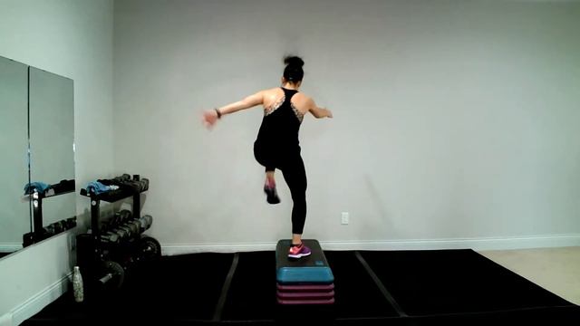 SWEATY STEP Aerobics + HIIT Workout Class 4/24/21 смотреть онлайн