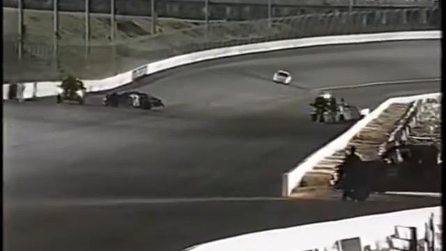 ARCA 1997 Charlotte - Tripp, Nichols, Weber, Baird crash смотреть онлайн