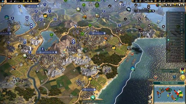Sid Meier's Civilization 5|Bitwa AI|009 - Rezerwat Hunów смотреть онлайн
