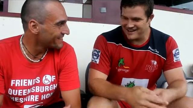 Rugby interview with Reds super rugby prop Greg Holmes 2013. смотреть онлайн
