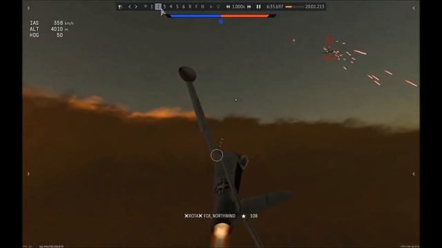 Fox Northwind WAR THUNDER abatendo TU 4 na RB смотреть онлайн