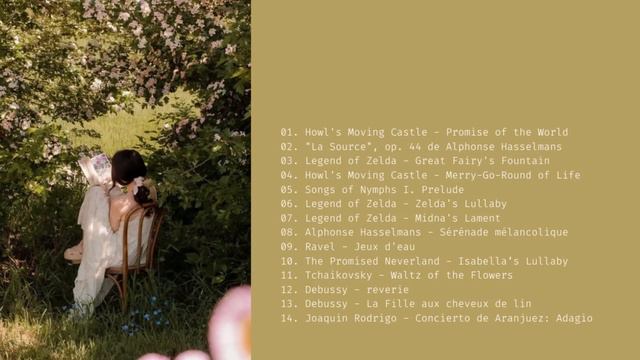 A Dreamy Cottagecore Study Playlist For Fairies 🧚♀️ Relaxing Harp Music + Spring Ambience