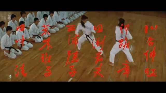 Sister Street Fighter Etsuko Shihomi Karate Opening Scene смотреть онлайн