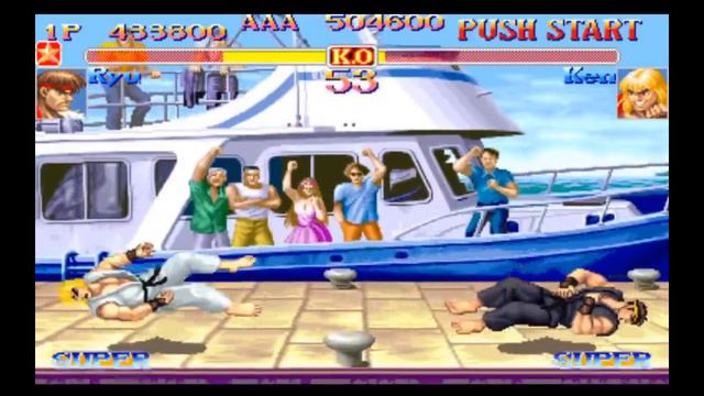 Super Street Fighter 2 Turbo | Ryu Walkthrough | MAME 64 смотреть онлайн