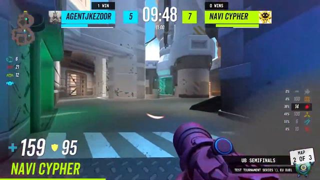 Test Tournament Series: December Duel (EU) - Upper Semifinal #1: AGENT vs cYpheR смотреть онлайн