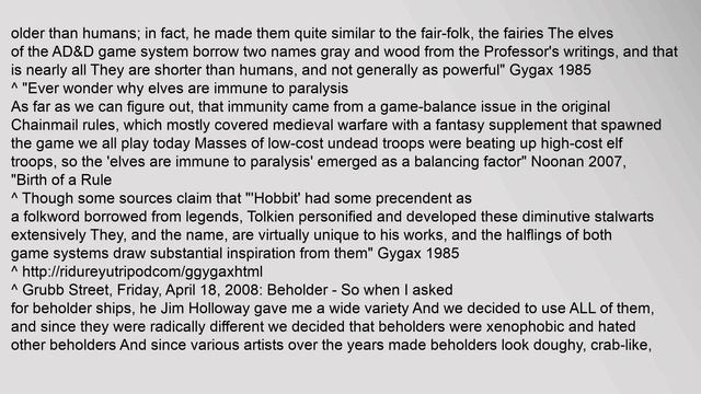 Sources and influences on the development of Dungeons & Dragons смотреть онлайн