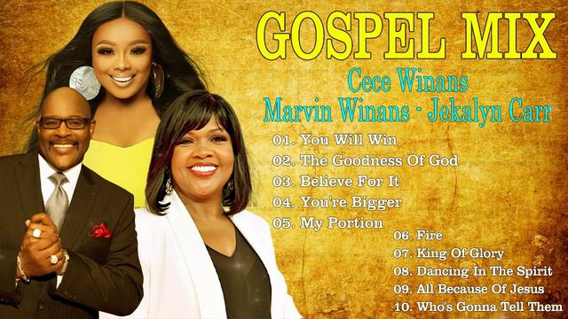 365 Gospel Songs 🙏Best Gospel Mix 2023🙏Cece Winans - Jekalyn Carr - Marvin Winans