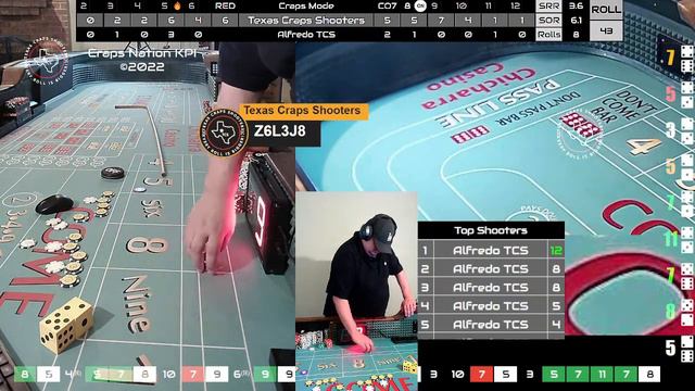 TCS LIVE Recurring ROLLING BR W/ #crapsee D5C6V3 #crapsstrategy #craps #dice смотреть онлайн