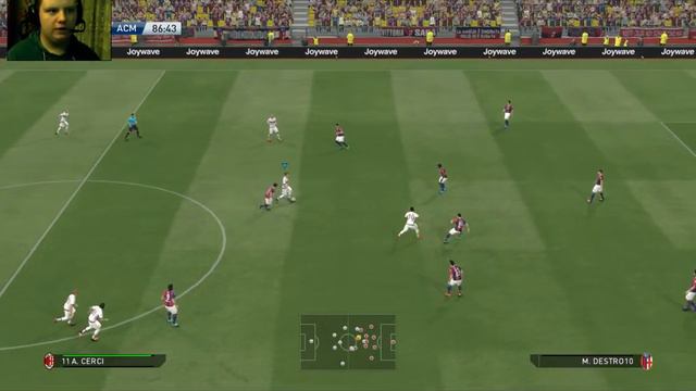 PES 2016 карьера за Милан часть 1 смотреть онлайн