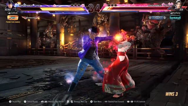 Tekken 8 Reina online Rank matches смотреть онлайн