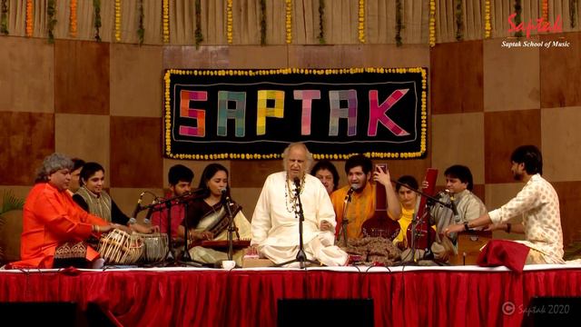40th Saptak Annual Music Festival - 2020 | Pandit Jasraj | Vocal | смотреть онлайн