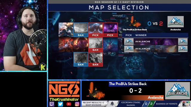 The ProBUs Strikes Back vs Avalanche | NGS Div C-East | Best of 3 смотреть онлайн