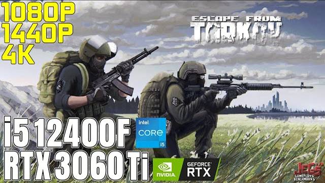 ТЕСТ I5 12400F RTX3060TI 1080X1440P4K TARKOV