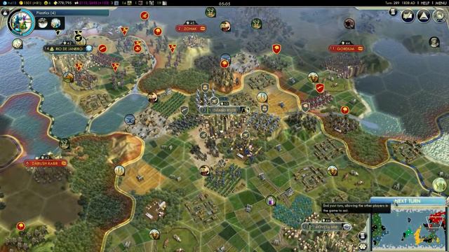 Let's play Civilization 5 - Hiawatha P2 (7/7) смотреть онлайн