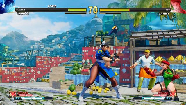 Chun-lee vs Cammy Streetfighter 5 ps5 смотреть онлайн
