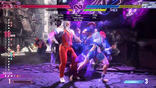 JP's 21 hit combo (Street Fighter 6) смотреть онлайн