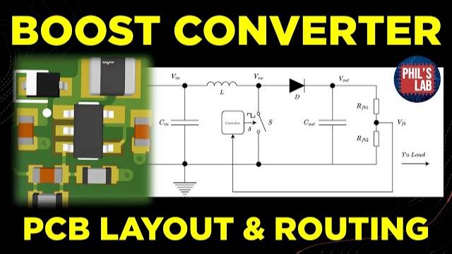 Boost Converter PCB Design - Phil's Lab #106 смотреть онлайн