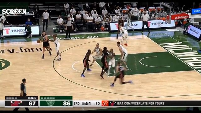 Nemanja Bjelica 11 Pts 4 Ast Miami Heat vs Milwaukee Bucks HIGHLIGHTS смотреть онлайн