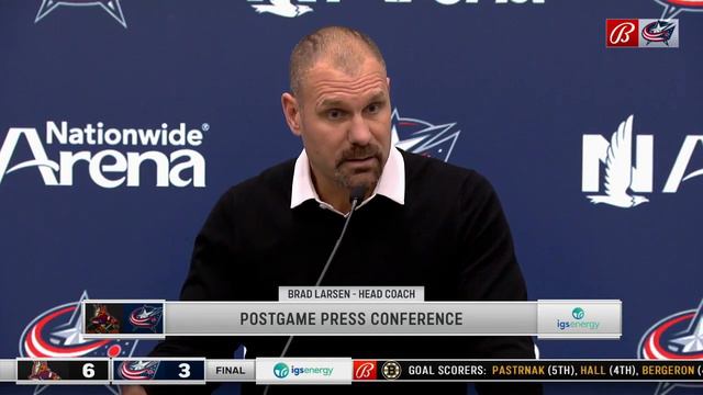 This came out of nowhere: Brad Larsen breaks down Blue Jackets' disappointing loss to Coyotes смотреть онлайн