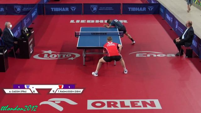 Alexandre Cassin vs Tobias Rasmussen | 2021 European Championships смотреть онлайн