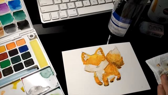 Water Color Cute Fox смотреть онлайн