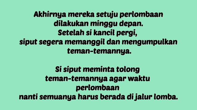 Sastra Nusantara || Dongeng || Kancil dan siput смотреть онлайн