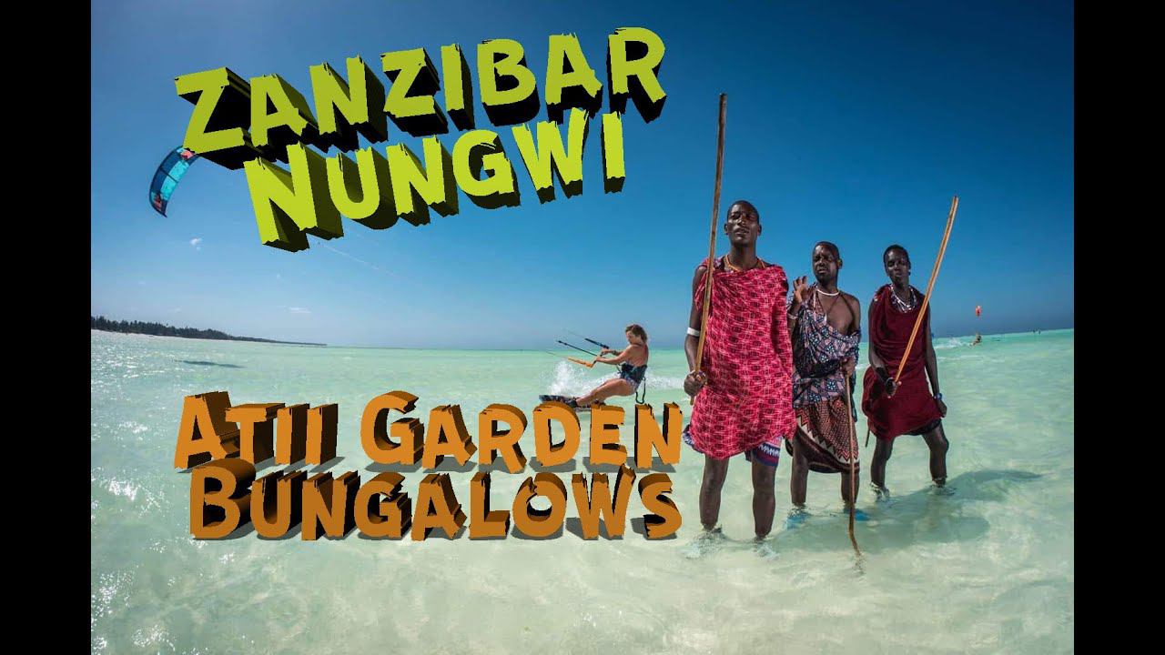 Занзибар Nungwi в декабре. НУНГВИ. Бассейн с черепахами / Atii Garden Bungalows смотреть онлайн