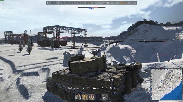 War Thunder Tiger H1 Gameplay смотреть онлайн