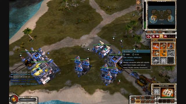 Red Alert 3 - Ladder Match FPVOD #6 (part 1 of 2) - Tengu Intercept смотреть онлайн
