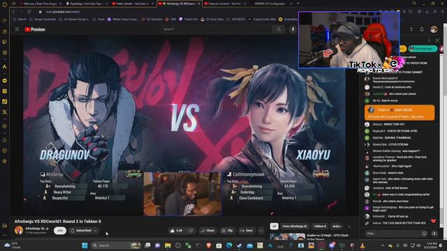 TEKKEN 8 REMATCH OF THE CENTURY! AfroSenju VS RDC | EyeonFGC LIVE Reacts!