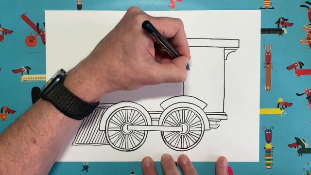 #DrawWithRob 70 Steam Train смотреть онлайн