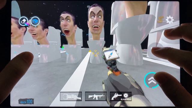 Sandbox In Space Skibidi Toilet,G-Toilet,Scientist,Dumpsters,Cameraman Garry's Mod Mobile Gameplay смотреть онлайн