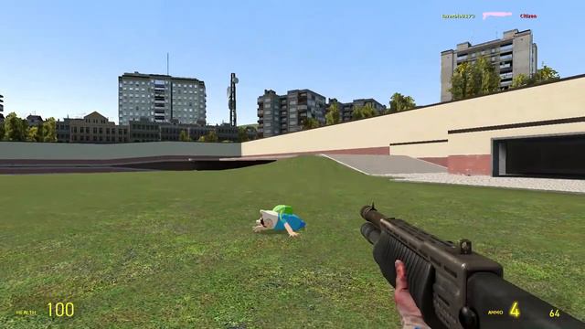 killing finn the human with a shotgun in garrys mod смотреть онлайн