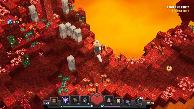 ANCIENT HUNT - DLC Flames of the Nether - Minecraft Dungeons (Nintendo Switch) смотреть онлайн