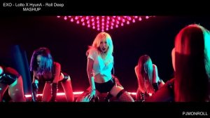 EXO - LOTTO X HYUNA - ROLL DEEP MASHUP