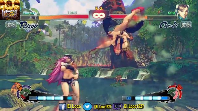 POISON KISS VS CHUN-LI'S THIGHS!!! Ultra Street Fighter IV Gameplay смотреть онлайн