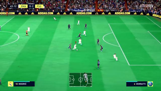 FIFA 22 - Real Madrid vs PSG FT Vinicius Jr, Karim Benzema | Full Match Gameplay | 4k смотреть онлайн