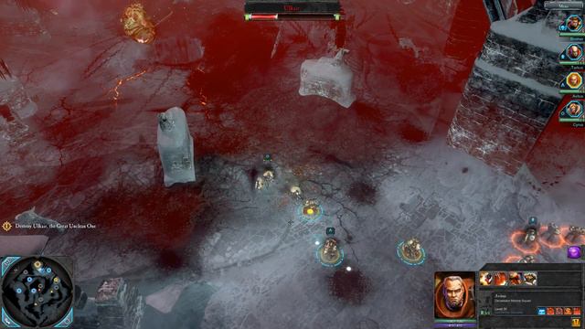 Warhammer 40,000 Dawn Of War Chaos Rising: Daemon Ulkair Boss Fight Primarch Difficulty + Ending смотреть онлайн