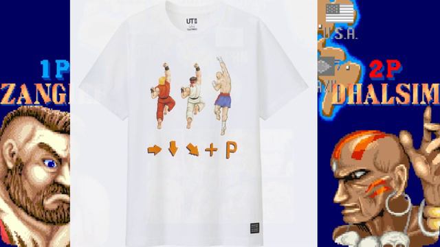 Uniqlo Street Fighter Graphic Tees Series смотреть онлайн
