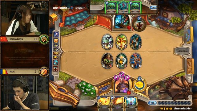 [EN] Snowkiss vs RDU | SL i-League Hearthstone StarSeries Season 3 (10.06.2017) смотреть онлайн